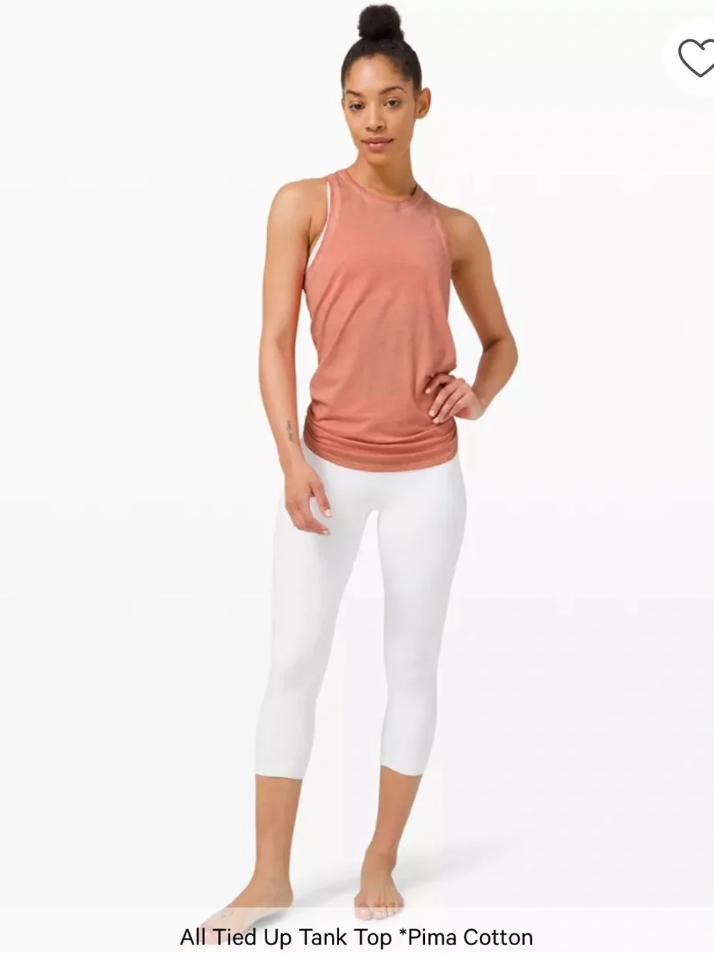 Lululemon All Tied Up Tank Top Pima Cotton